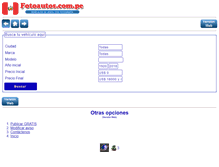 Tablet Screenshot of fotoautos.com.pe