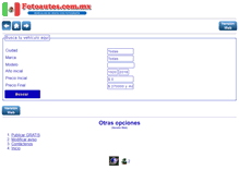 Tablet Screenshot of fotoautos.com.mx